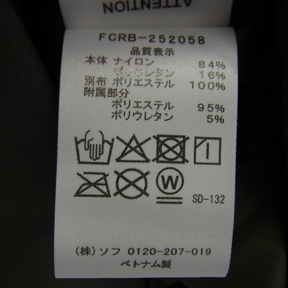 F.C.R.B. エフシーアールビー 25AW FCRB-252058 LIGHT WEIGHT BREATHABLE JACKET ライトウェイト ブリーザブルジャケット ナイロンジャケット ダークグレー系 S【新古品】【未使用】【中古】