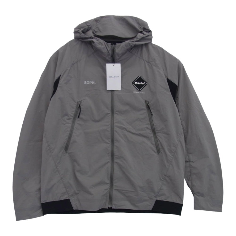 F.C.R.B. エフシーアールビー 25SS FCRB-250051 BREATHABLE TRAIL JACKET ブリーザブル トレイルジャケット ナイロンジャケット グレー系 S【新古品】【未使用】【中古】