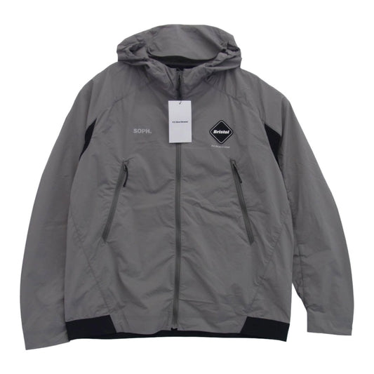 F.C.R.B. エフシーアールビー 25SS FCRB-250051 BREATHABLE TRAIL JACKET ブリーザブル トレイルジャケット ナイロンジャケット グレー系 S【新古品】【未使用】【中古】