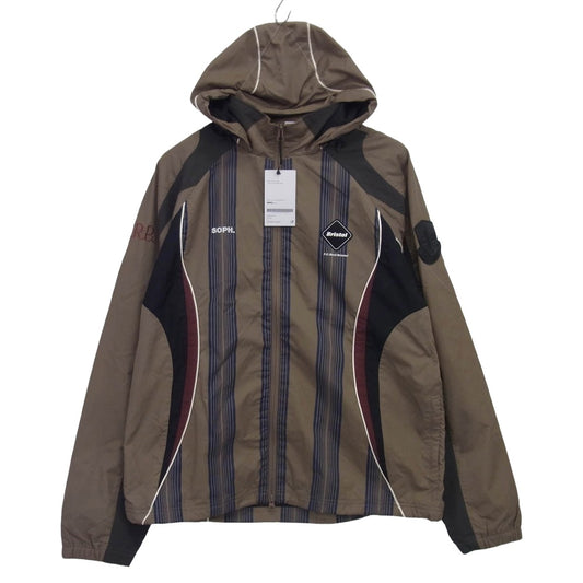 F.C.R.B. エフシーアールビー 25AW FCRBー252000 EXHIBITION GAME JACKET エキシビション ゲームジャケット ナイロンジャケット ブラウン系 M【新古品】【未使用】【中古】
