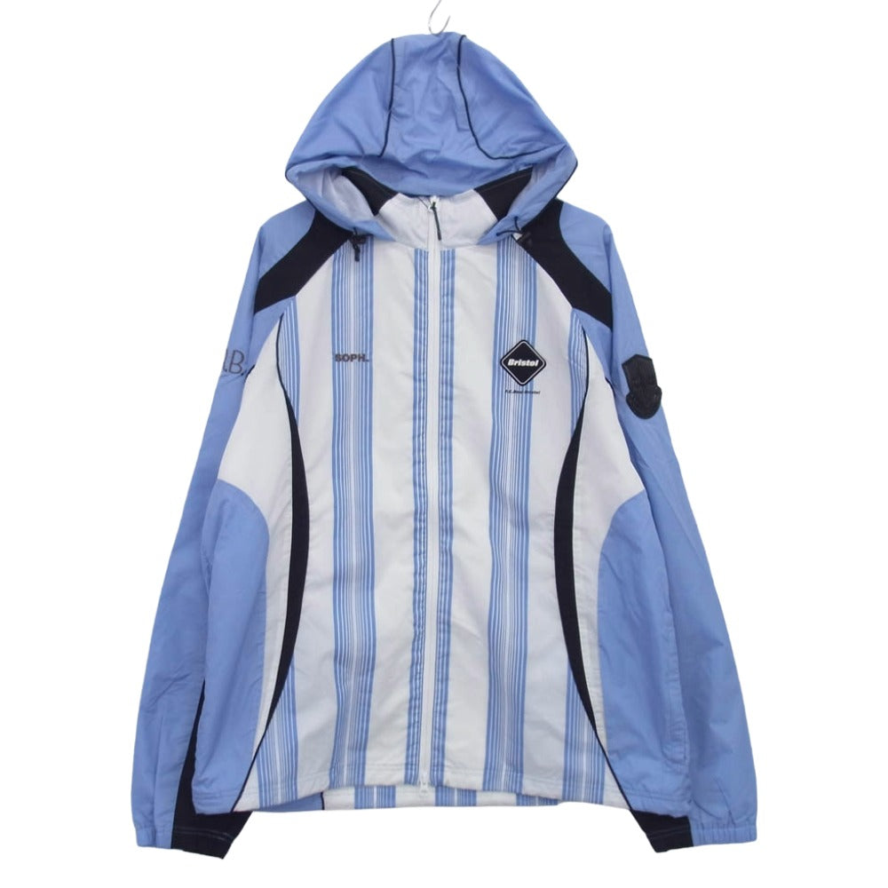 F.C.R.B. エフシーアールビー 25AW FCRBー252000 EXHIBITION GAME JACKET エキシビション ゲームジャケット ナイロンジャケット ライトブルー系 XL【新古品】【未使用】【中古】