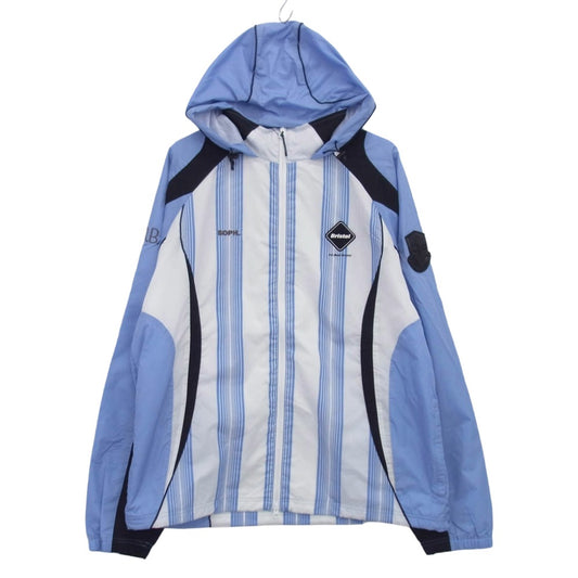 F.C.R.B. エフシーアールビー 25AW FCRBー252000 EXHIBITION GAME JACKET エキシビション ゲームジャケット ナイロンジャケット ライトブルー系 XL【新古品】【未使用】【中古】