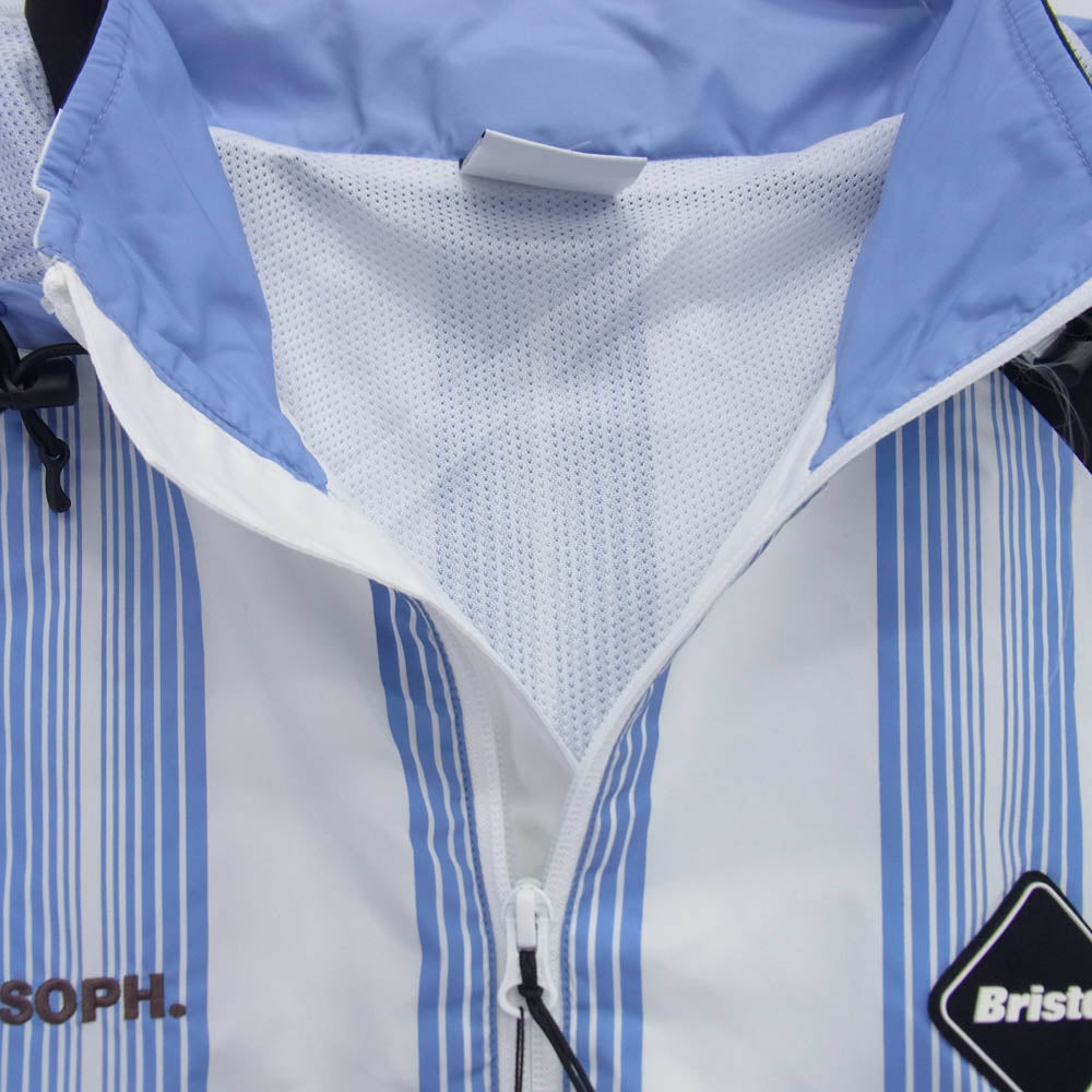 F.C.R.B. エフシーアールビー 25AW FCRBー252000 EXHIBITION GAME JACKET エキシビション ゲームジャケット ナイロンジャケット ライトブルー系 XL【新古品】【未使用】【中古】
