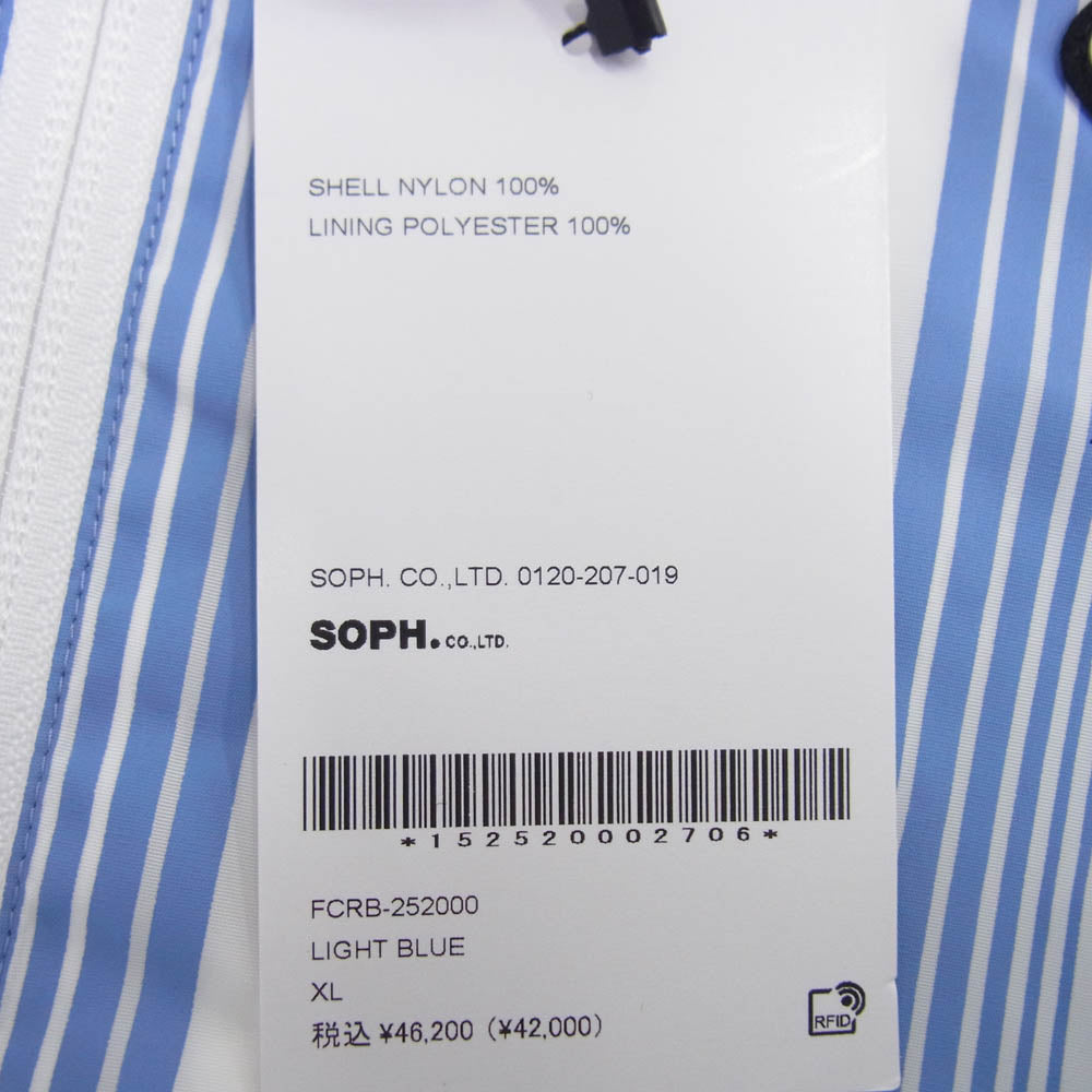 F.C.R.B. エフシーアールビー 25AW FCRBー252000 EXHIBITION GAME JACKET エキシビション ゲームジャケット ナイロンジャケット ライトブルー系 XL【新古品】【未使用】【中古】