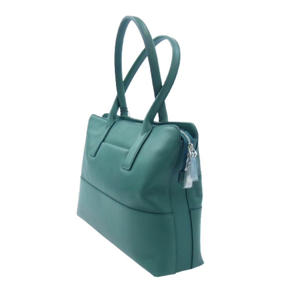 aniary アニアリ 36-02003 Leather Tote レザー トートバッグ グリーン系【極上美品】【中古】