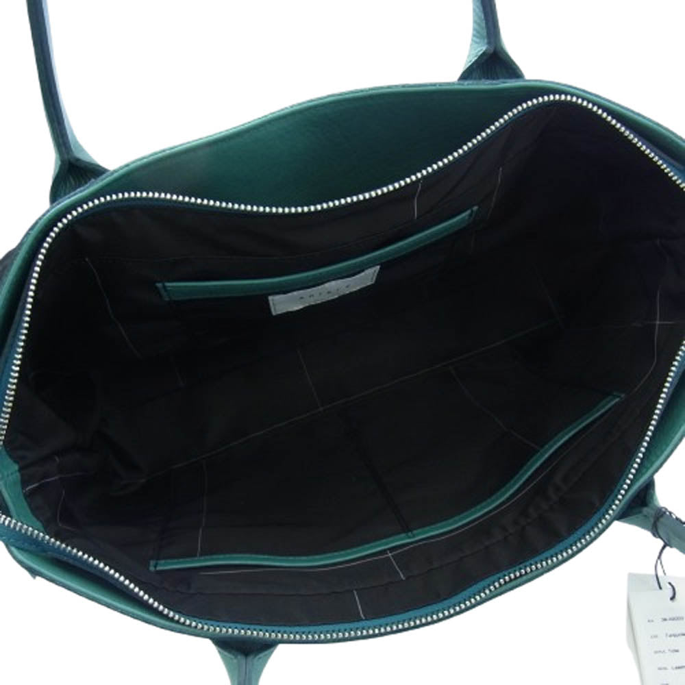aniary アニアリ 36-02003 Leather Tote レザー トートバッグ グリーン系【極上美品】【中古】
