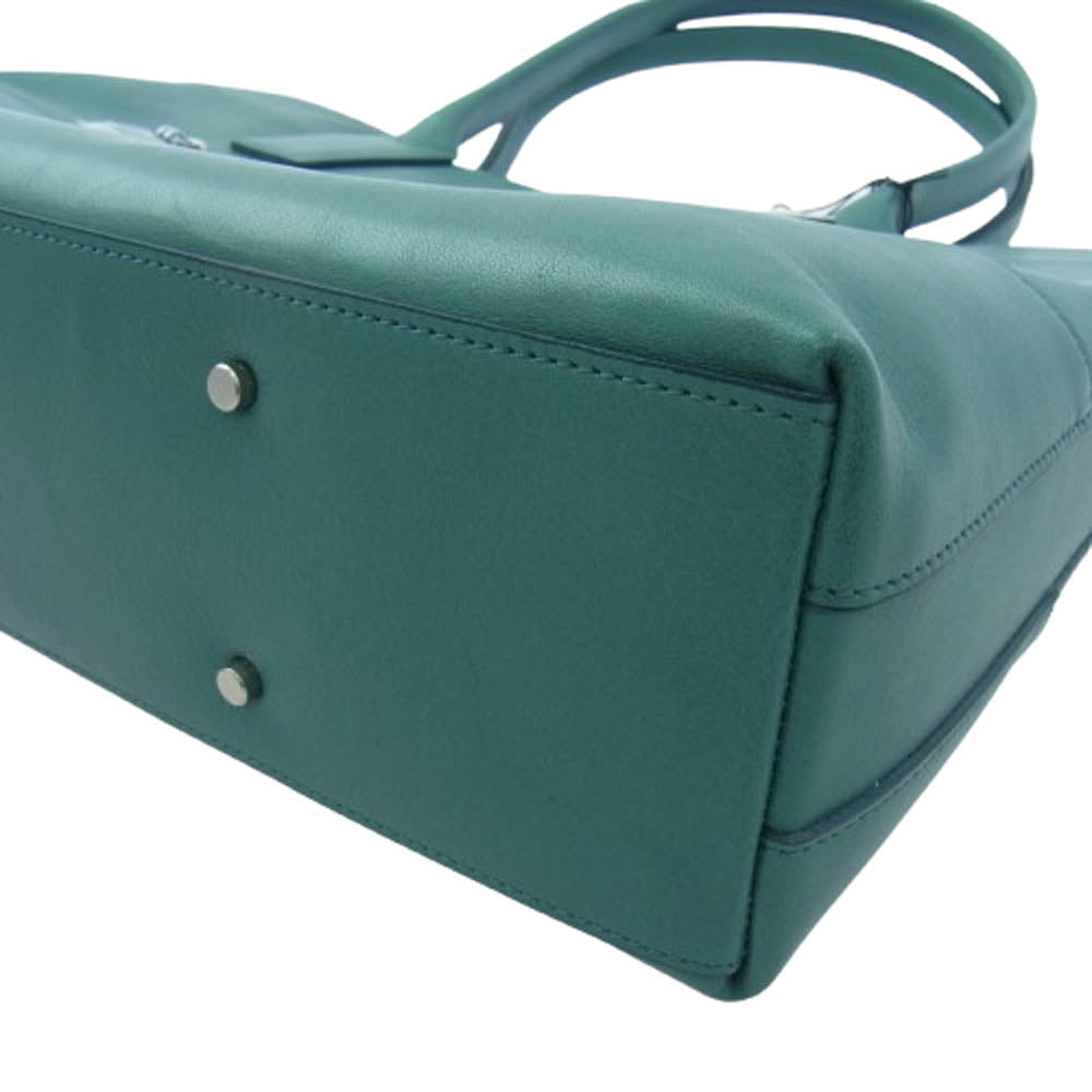 aniary アニアリ 36-02003 Leather Tote レザー トートバッグ グリーン系【極上美品】【中古】
