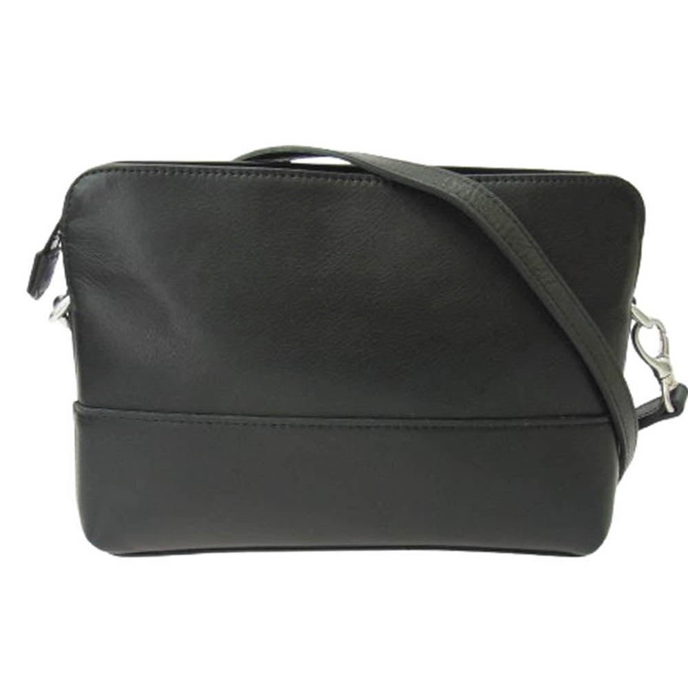 aniary アニアリ 36-03001 Shoulder Artisan Leather アルティザンレザー ショルダーバッグ ブラック系【新古品】【未使用】【中古】