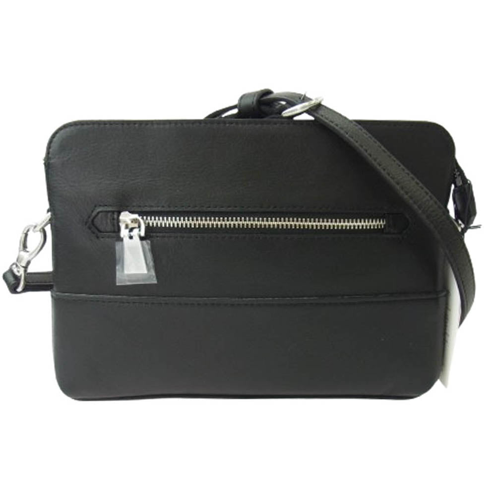 aniary アニアリ 36-03001 Shoulder Artisan Leather アルティザンレザー ショルダーバッグ ブラック系【新古品】【未使用】【中古】