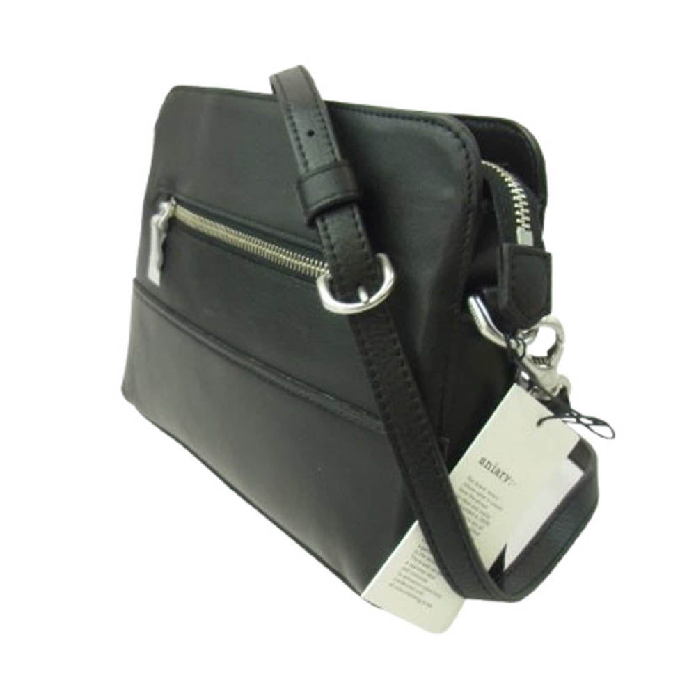 aniary アニアリ 36-03001 Shoulder Artisan Leather アルティザンレザー ショルダーバッグ ブラック系【新古品】【未使用】【中古】
