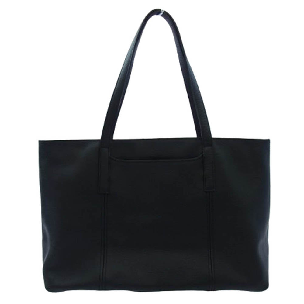 aniary アニアリ 07-02011 Tote Shrink Leather シュリンク 牛ステア ビジネストート ブラック系【新古品】【未使用】【中古】
