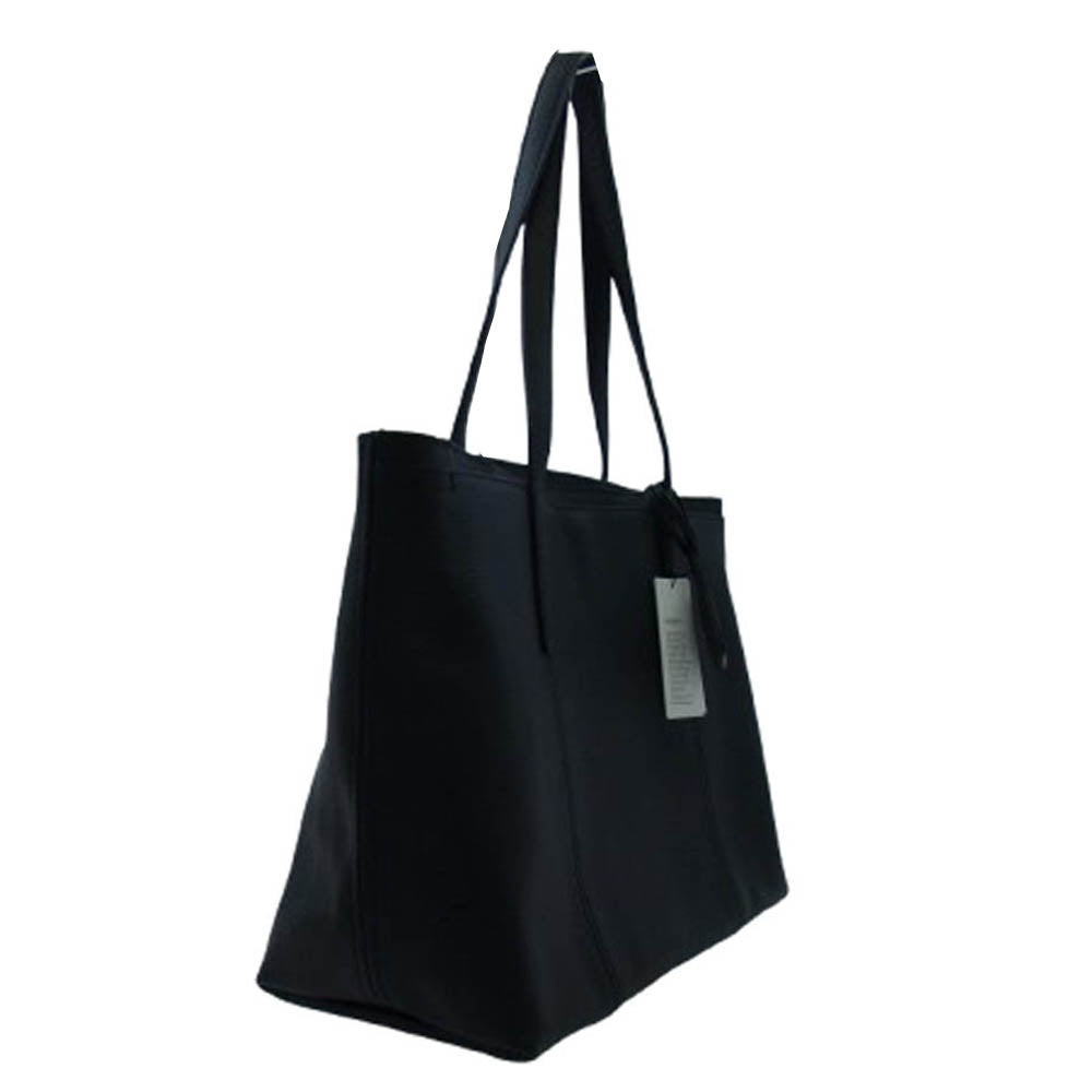 aniary アニアリ 07-02011 Tote Shrink Leather シュリンク 牛ステア ビジネストート ブラック系【新古品】【未使用】【中古】
