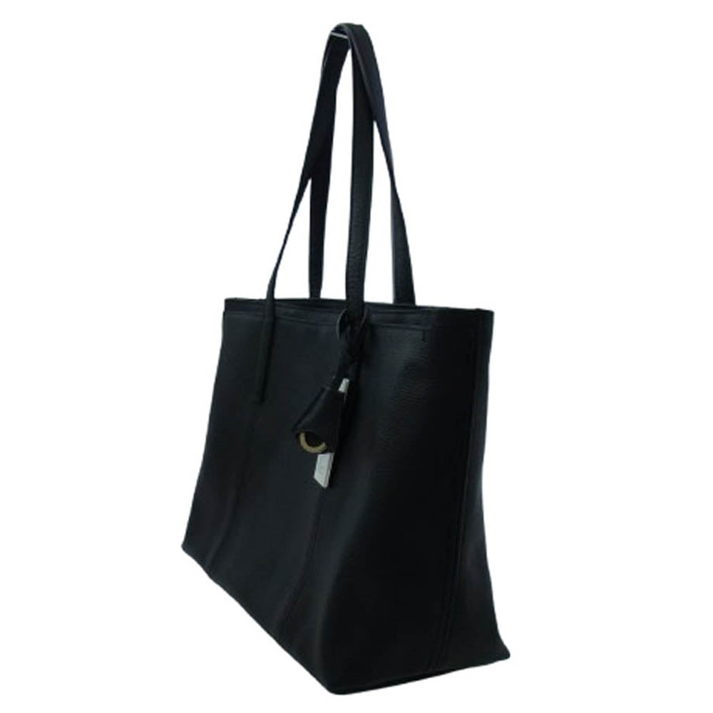 aniary アニアリ 07-02011 Tote Shrink Leather シュリンク 牛ステア ビジネストート ブラック系【新古品】【未使用】【中古】