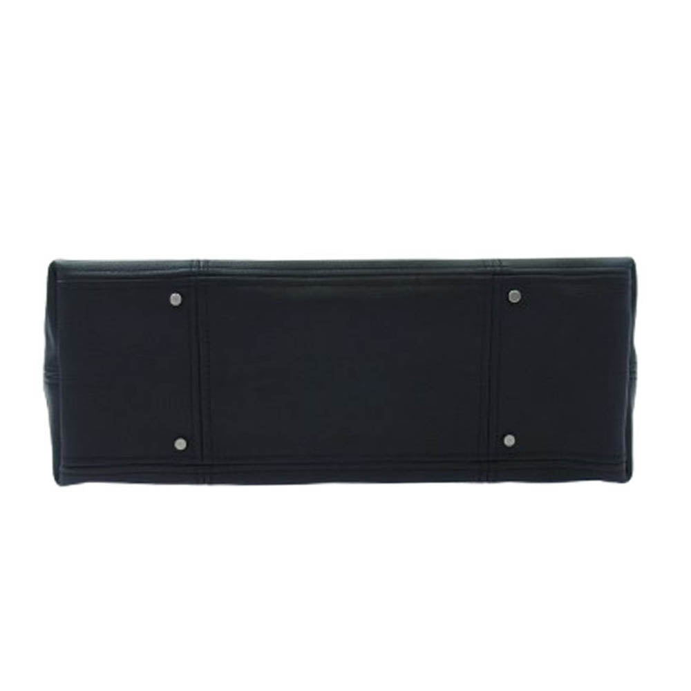 aniary アニアリ 07-02011 Tote Shrink Leather シュリンク 牛ステア ビジネストート ブラック系【新古品】【未使用】【中古】
