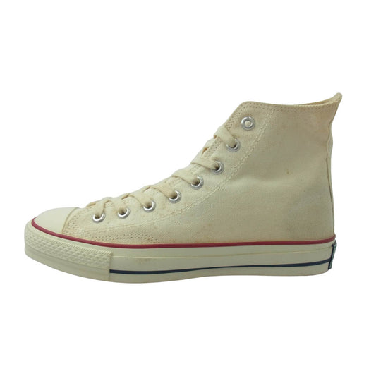 CONVERSE コンバース 2003年～ 日本製 ALL STAR RETRO HI オールスター レトロ スニーカー オフホワイト系 26cm【中古】