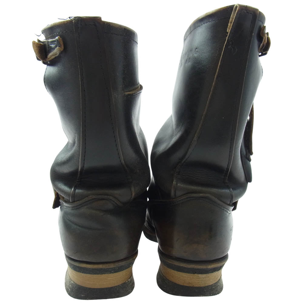 RED WING レッドウィング 8270 PT83 茶芯 ナイフポケット付き Engineer エンジニア ブーツ ブラック系 M 24.5cm程度【中古】