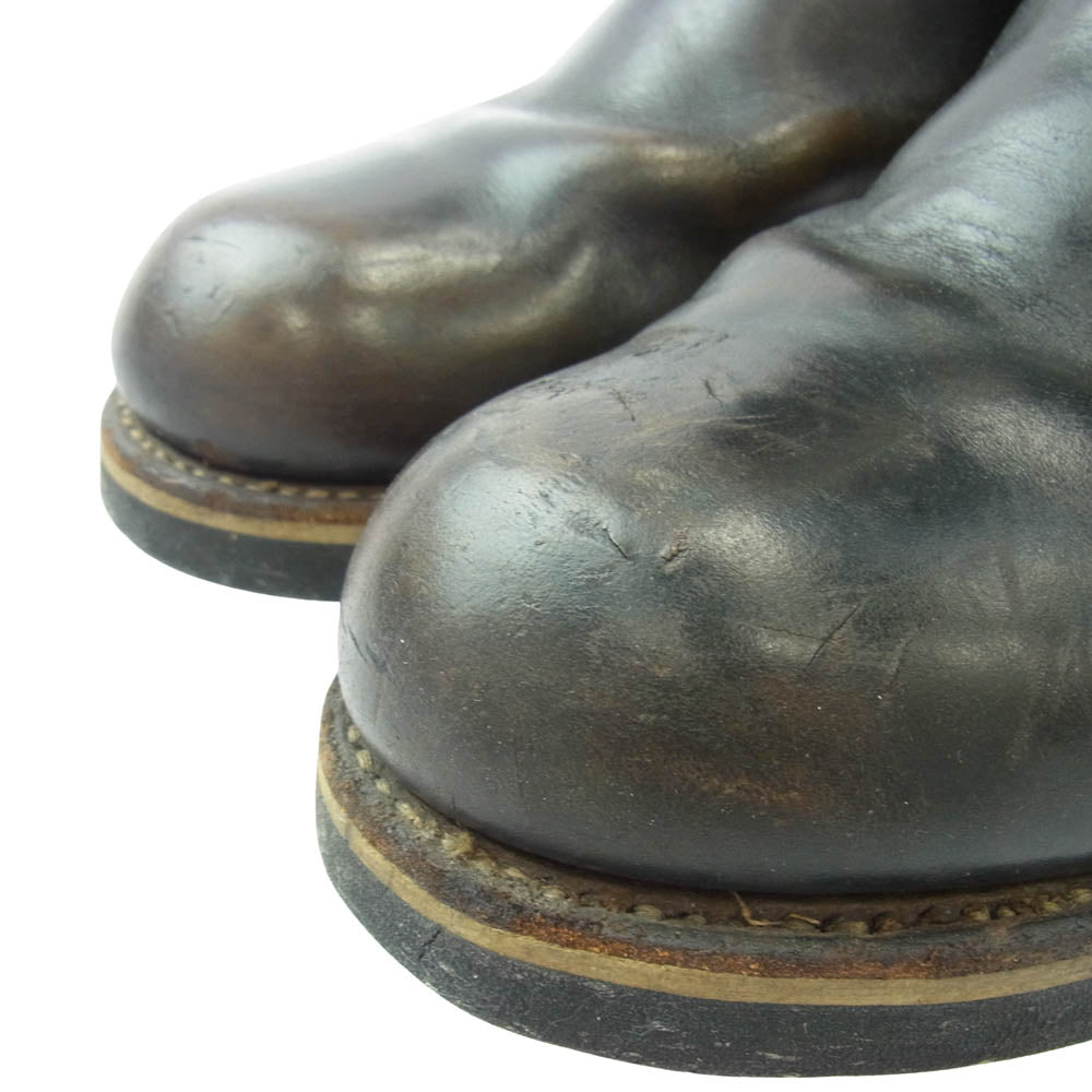 RED WING レッドウィング 8270 PT83 茶芯 ナイフポケット付き Engineer エンジニア ブーツ ブラック系 M 24.5cm程度【中古】
