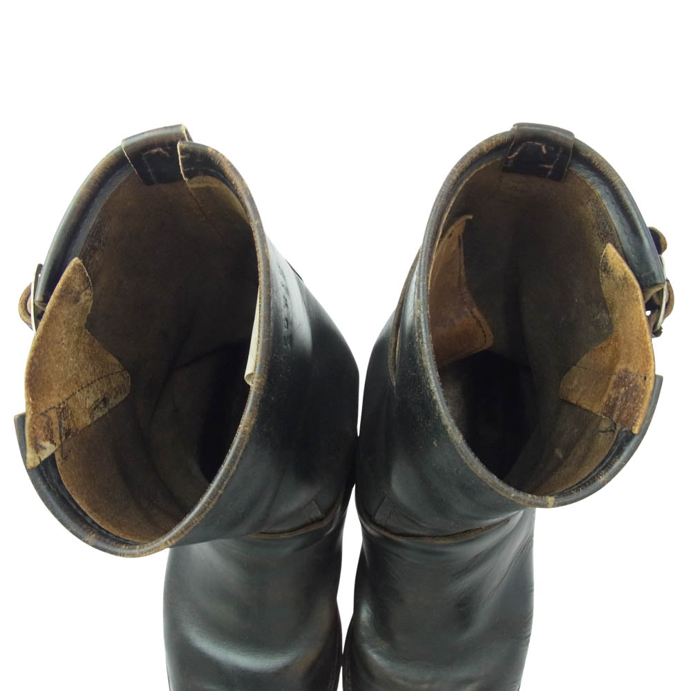 RED WING レッドウィング 8270 PT83 茶芯 ナイフポケット付き Engineer エンジニア ブーツ ブラック系 M 24.5cm程度【中古】