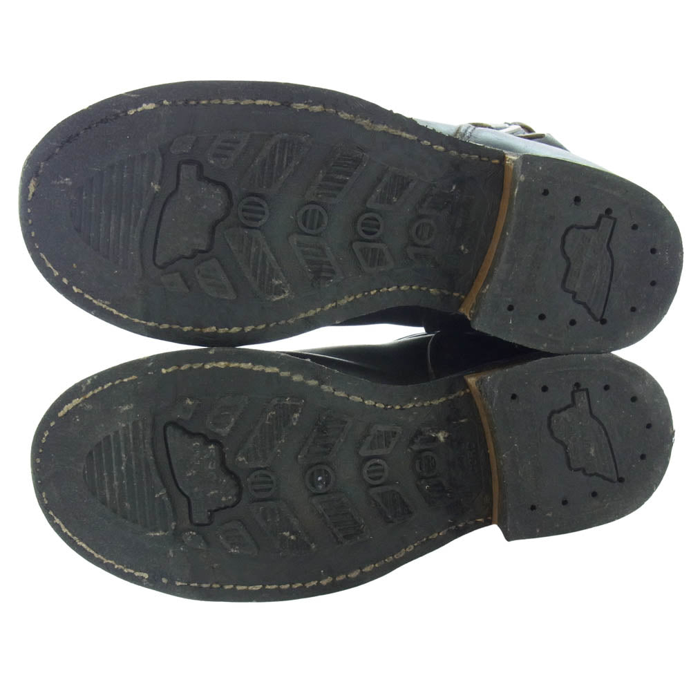 RED WING レッドウィング 8270 PT83 茶芯 ナイフポケット付き Engineer エンジニア ブーツ ブラック系 M 24.5cm程度【中古】