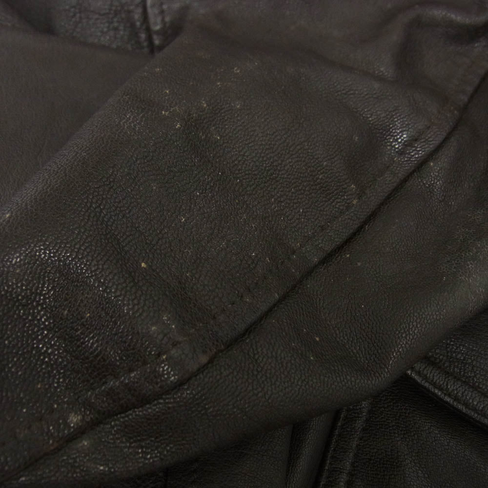 ヴィンテージ BRILL BROS社製 G-1 レザー フライトジャケット ブラウン系 表記サイズ不明【中古】