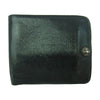 CHROME HEARTS クロムハーツ（原本無） 1SNAP 1スナップ クロスボール レザー ウォレット 二つ折り財布 ブラック系【中古】