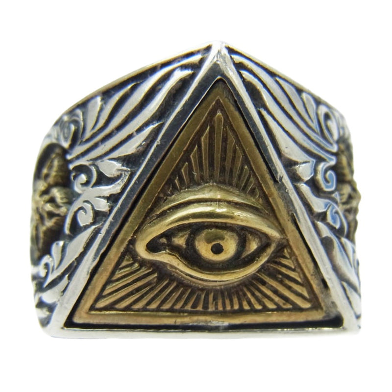 ZOCALO ソカロ Eye of Providence MirareteruRing アイ・オブ・プロビデンス・ミラレテル リング シルバー系 22号【中古】