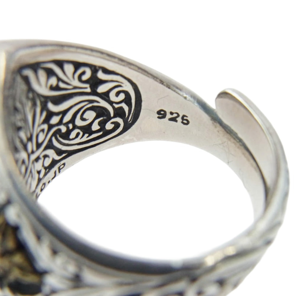 ZOCALO ソカロ Eye of Providence MirareteruRing アイ・オブ・プロビデンス・ミラレテル リング シルバー系 22号【中古】
