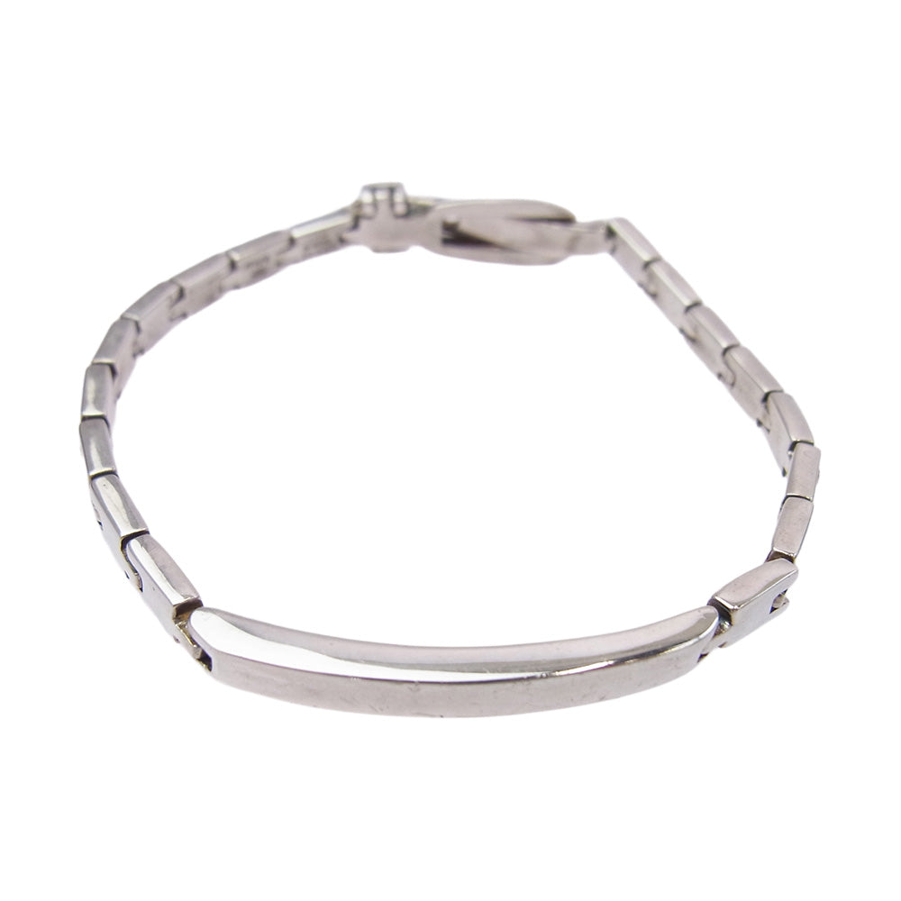 GUCCI グッチ ID バックル ブレスレッド シルバー系【中古】