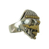 ZOCALO ソカロ Tibetan Monk Skull Ring チベタン・モンク・スカル・リング シルバー系 19号【中古】