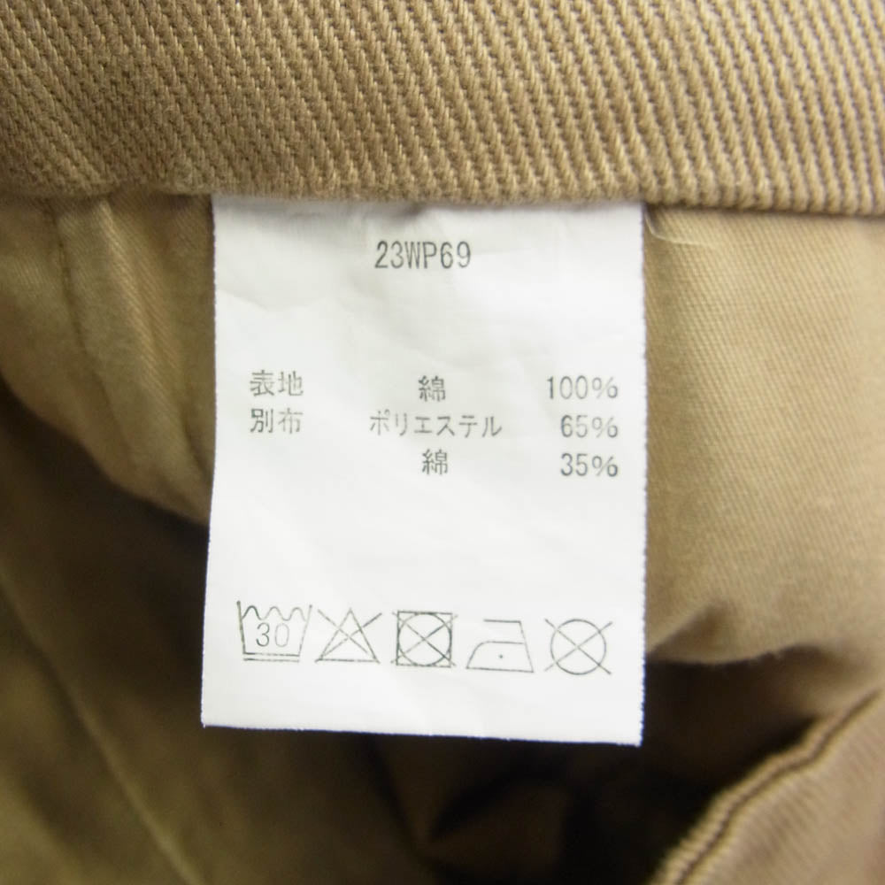WAIPER ワイパー 23WP69 フランス軍 M-52 2タック ツータック チノパンツ トラウザーズ ベージュ ベージュ系 34【中古】