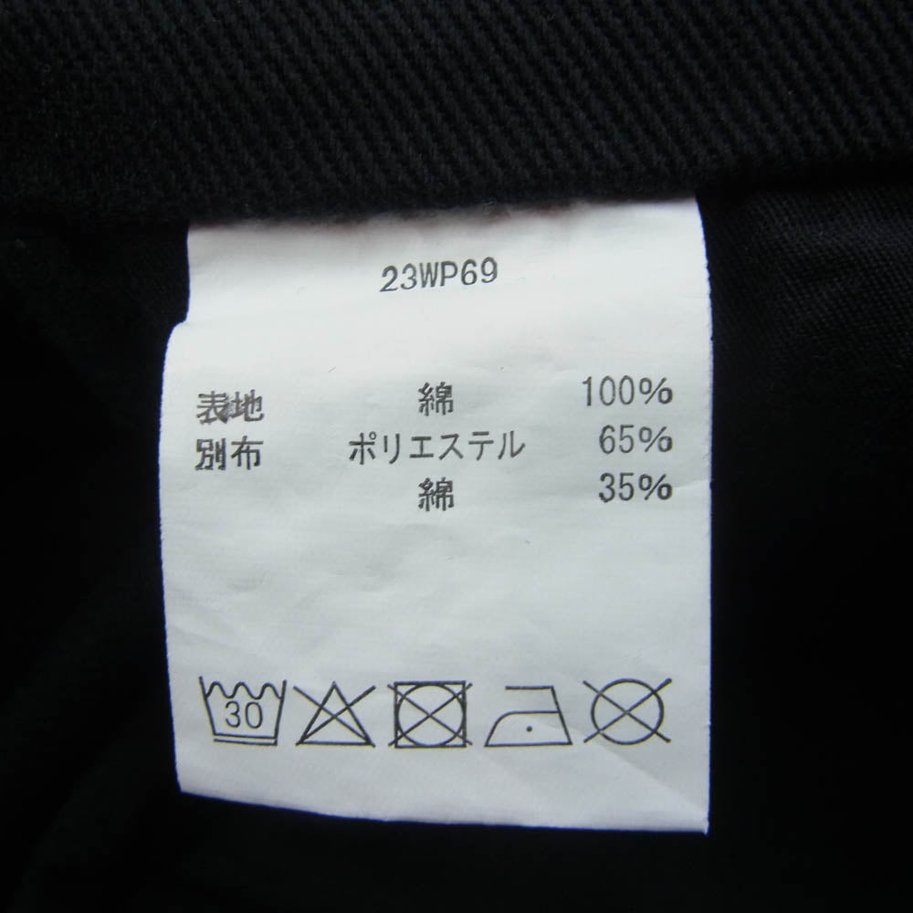 WAIPER ワイパー 23WP69 フランス軍 M-52 2タック ツータック チノパンツ トラウザーズ ブラック ブラック系 34【中古】
