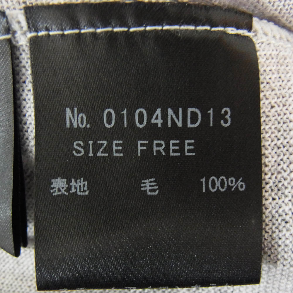 HYSTERIC GLAMOUR ヒステリックグラマー 0104ND13 総柄 クルーネック カーディガン グレー系 FREE【中古】