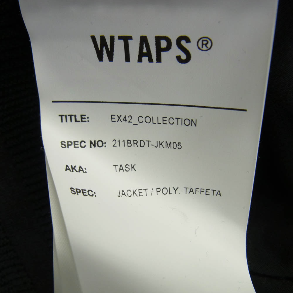 WTAPS ダブルタップス 21SS 211BRDT-JKM05 SHERPA JACKET POLY TAFFETA シェルパ ジャケット ポリエステル タフタ ブラック系 02【中古】