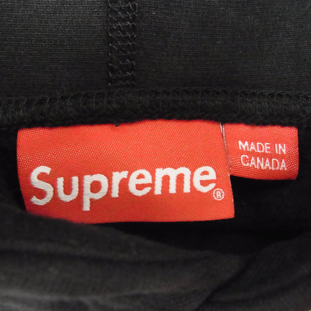 Supreme シュプリーム 21AW Arabic Logo Hooded Sweatshirt アラビック ロゴ フーデッド スウェットシャツ パーカー ブラック系 M【中古】