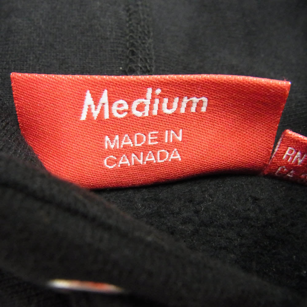 Supreme シュプリーム 21AW Arabic Logo Hooded Sweatshirt アラビック ロゴ フーデッド スウェットシャツ パーカー ブラック系 M【中古】