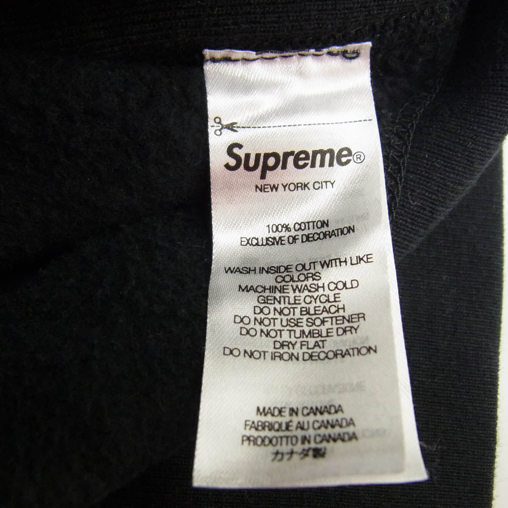Supreme シュプリーム 21AW Arabic Logo Hooded Sweatshirt アラビック ロゴ フーデッド スウェットシャツ パーカー ブラック系 M【中古】
