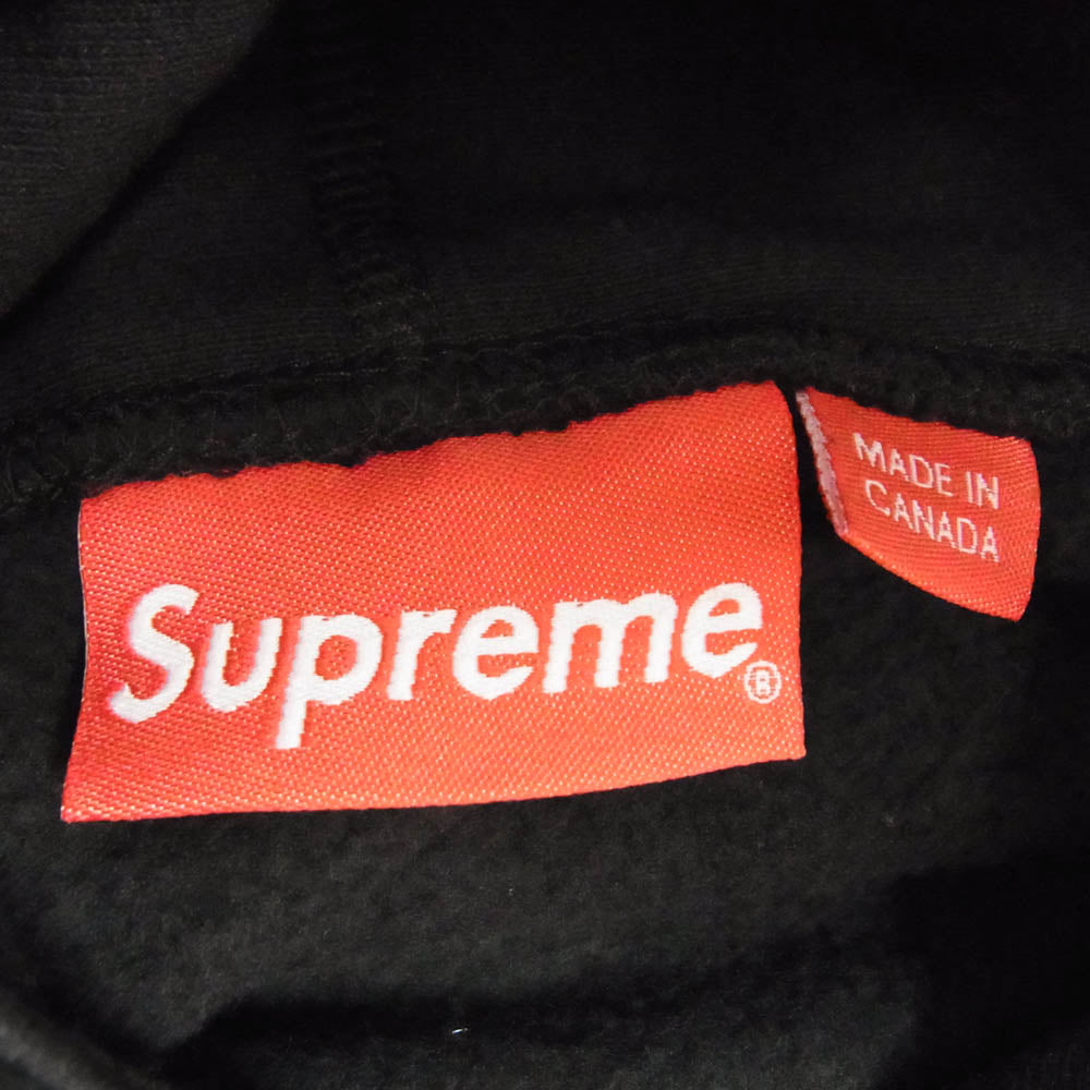Supreme シュプリーム 18SS Gonz Logo Hooded Sweatshirt ゴンズ ロゴ フーデッド スウェットシャツ パーカー ブラック系 M【中古】