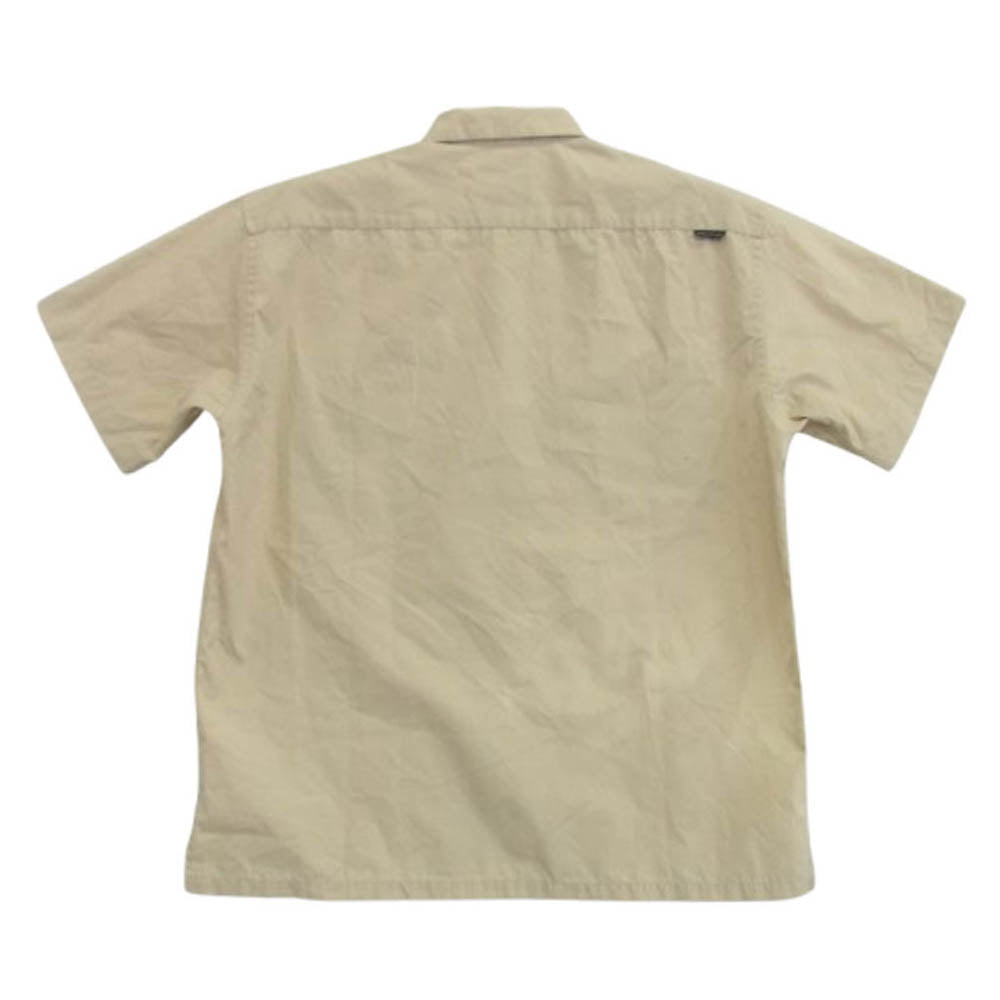 NEIGHBORHOOD ネイバーフッド TSNH-SH01 クローバー 刺繍ロゴ 半袖シャツ ベージュ系 M【中古】