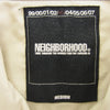NEIGHBORHOOD ネイバーフッド TSNH-SH01 クローバー 刺繍ロゴ 半袖シャツ ベージュ系 M【中古】