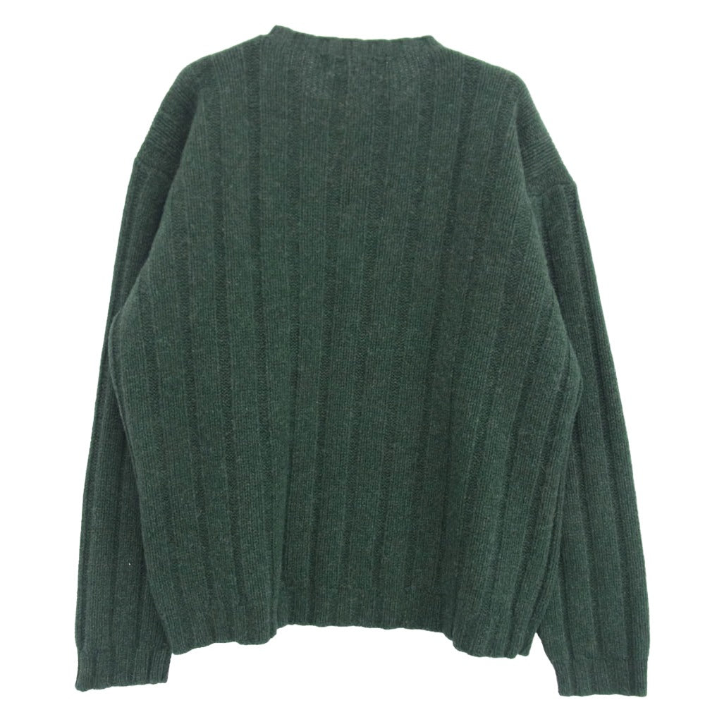 POLO RALPH LAUREN ポロ・ラルフローレン KR-RL-HA0722 シルク混 セーター ニット グリーン系 L【中古】