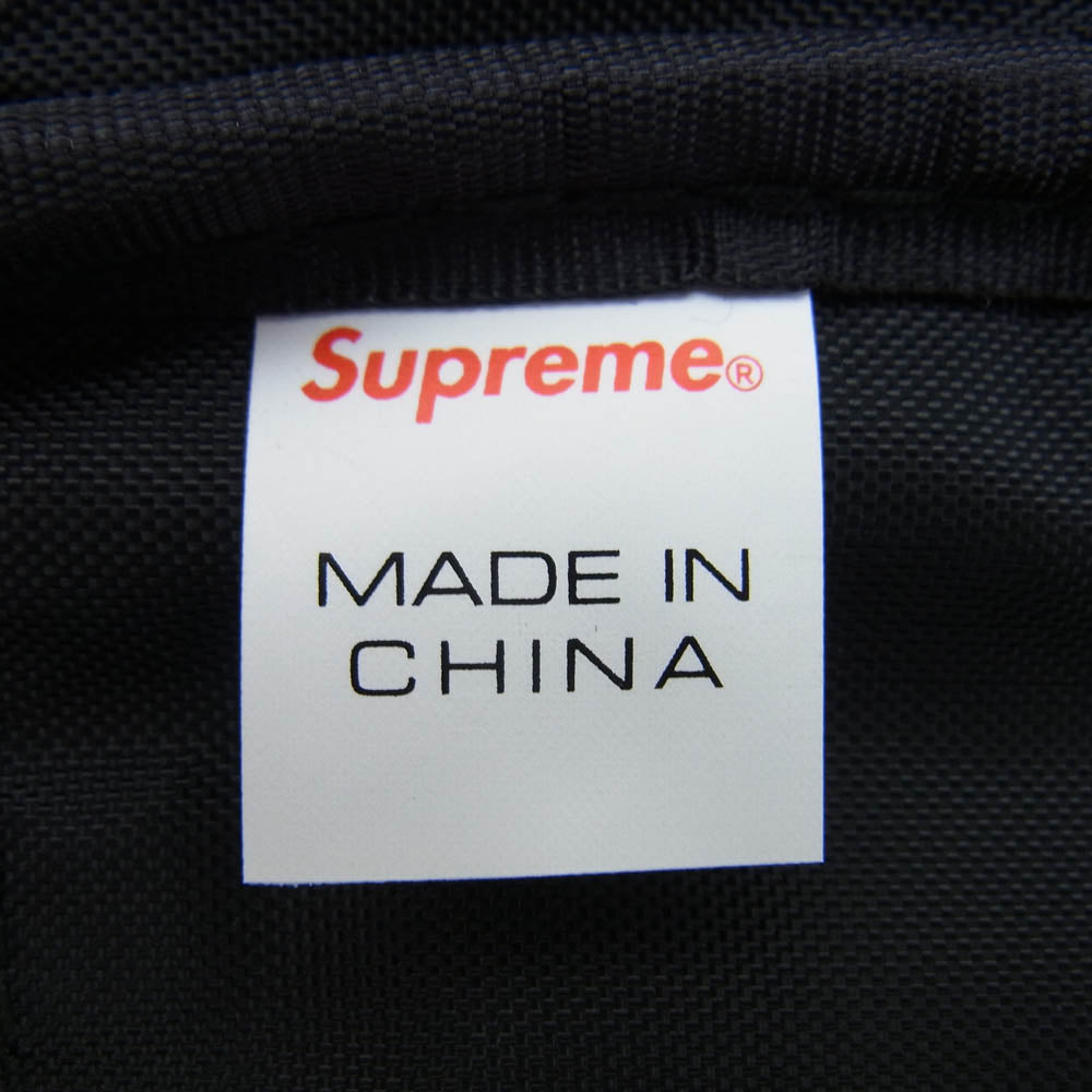 Supreme シュプリーム 19FW Small Zip Pouch ポーチ クリア ジップ ロゴ刺? ウォレット ブラック系【中古】