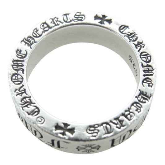 CHROME HEARTS クロムハーツ（原本無） 6ｍｍ SPACER FUCK YOU ファックユー スペーサー リング シルバー系 約13.5号【中古】