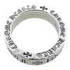 CHROME HEARTS クロムハーツ（原本無） 6ｍｍ SPACER FUCK YOU ファックユー スペーサー リング シルバー系 約13.5号【中古】