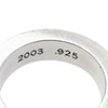 CHROME HEARTS クロムハーツ（原本無） 6ｍｍ SPACER FUCK YOU ファックユー スペーサー リング シルバー系 約13.5号【中古】