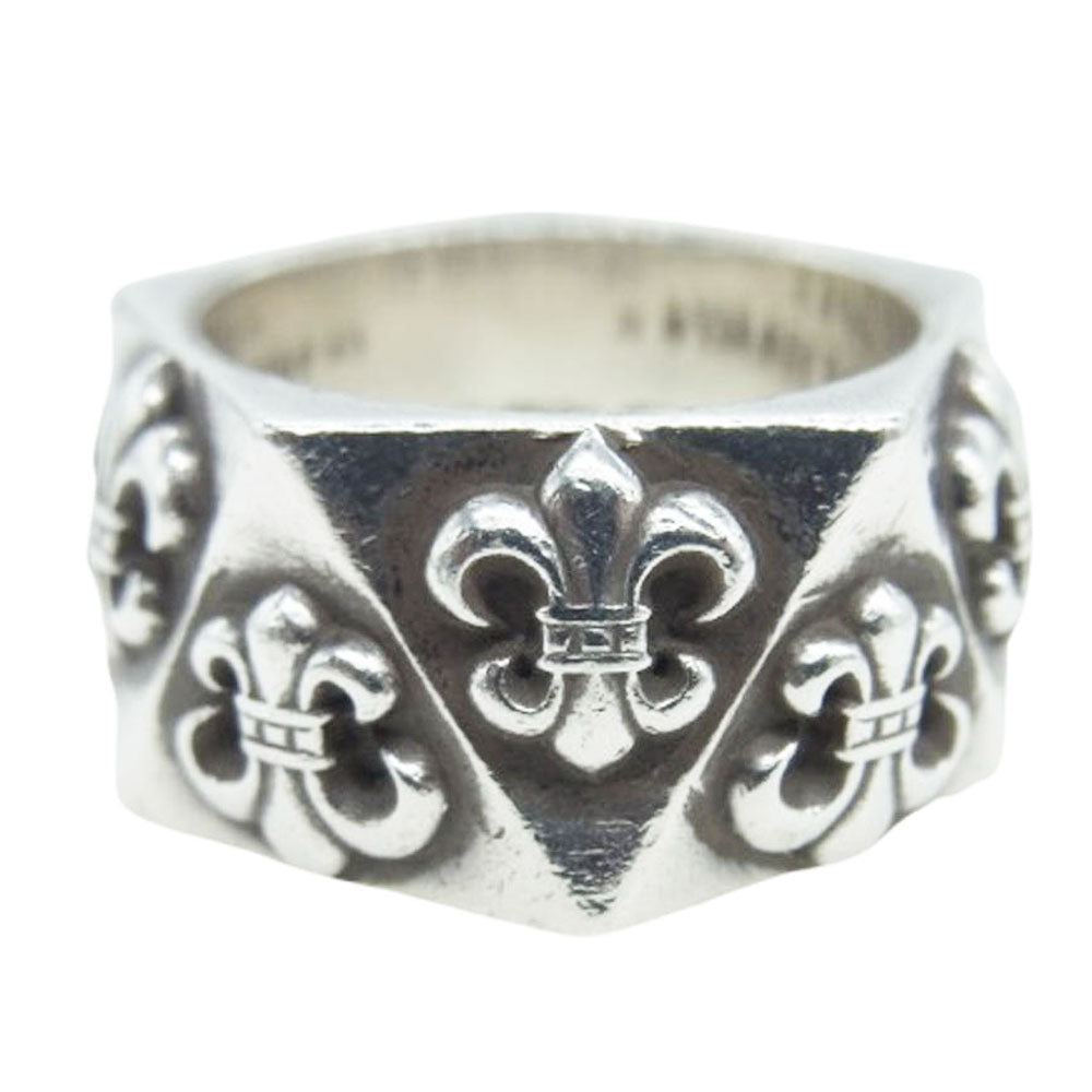 CHROME HEARTS クロムハーツ（原本無） PENTAGON BS FLR ペンタゴン フレア リング シルバー系 12号【中古】