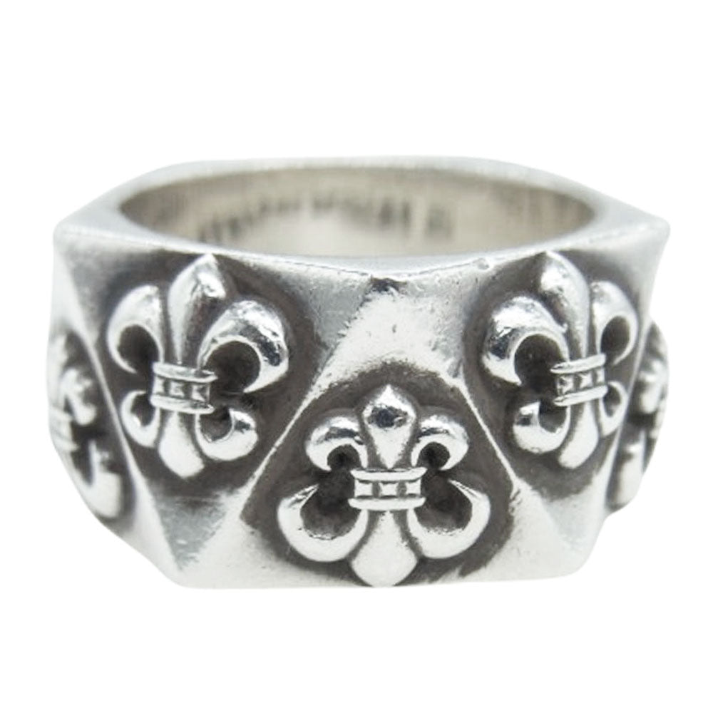 CHROME HEARTS クロムハーツ（原本無） PENTAGON BS FLR ペンタゴン フレア リング シルバー系 12号【中古】