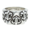 CHROME HEARTS クロムハーツ（原本無） PENTAGON BS FLR ペンタゴン フレア リング シルバー系 12号【中古】