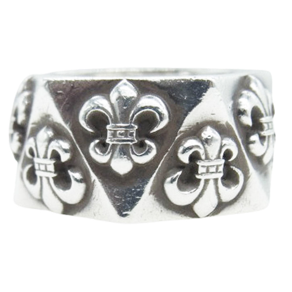 CHROME HEARTS クロムハーツ（原本無） PENTAGON BS FLR ペンタゴン フレア リング シルバー系 12号【中古】