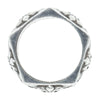 CHROME HEARTS クロムハーツ（原本無） PENTAGON BS FLR ペンタゴン フレア リング シルバー系 12号【中古】