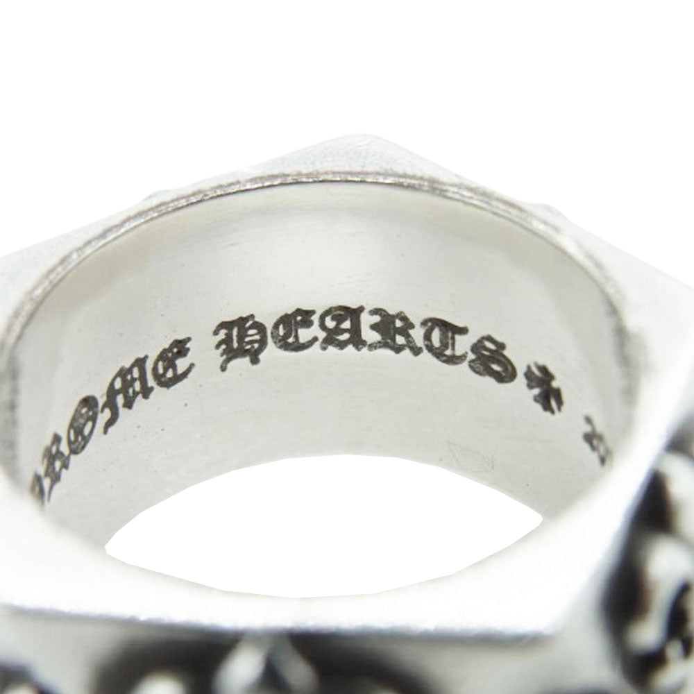 CHROME HEARTS クロムハーツ（原本無） PENTAGON BS FLR ペンタゴン フレア リング シルバー系 12号【中古】
